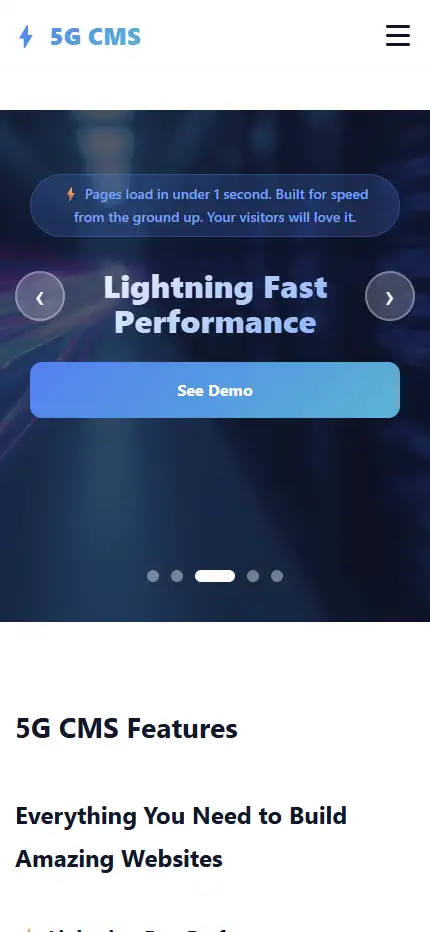 Responsive CMS themes for mobile and desktop